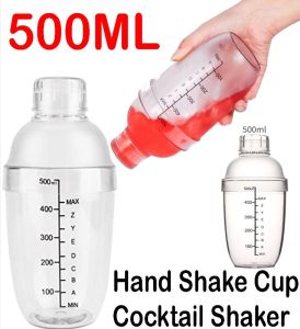 500ml/700ml/ Milktea Basic equipment set High Quality Thickened Acrylic Milk Tea Shaker Cocktail Juice Shaker Bot Blender Bar Supplies