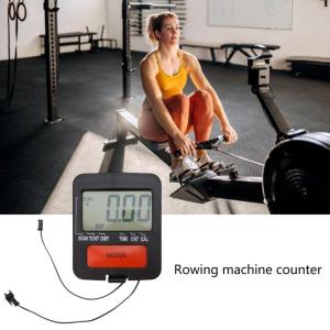 Rowing Machine Counter Counting Device LCD Display Counter Monitor Gym Home Fitness Counter Speedometer Enduring