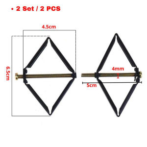 TY 2Pcs Kotak Perbaikan Sekrup Steker Dinding Switch Soket Kotak Pengganti Tempel Dinding Set Per Dinding Tanpa Inbow Alat Perbaikan Kotak Instalasi Saklar Aksesori Teknisi Listrik DIY