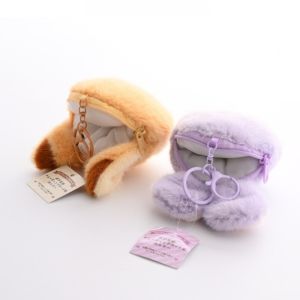 NOVELLEO Benjamin ClawHauser Búp bê nhồi bông Zoo-topia Mềm mại Đèn Flash Lười Ví đựng thẻ JudyNick Phim hoạt hình Móc khóa Ví đựng tiền xu  dây túi