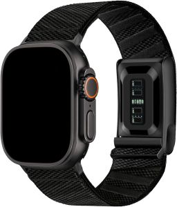 Nylon Sport Band for Whoop 5.0 + Watch Combo Band- Adjustable Elastic Breathable Hybrid Strap for Whoop 5.0 & watch 1/2/3/4/5/6/7/8/9/10/11/SE/Ultra