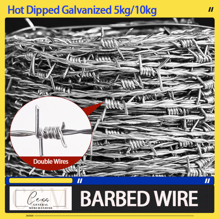 Wholesale Galvanized and PVC Barbed Wire Price Per Roll Barbed Wire