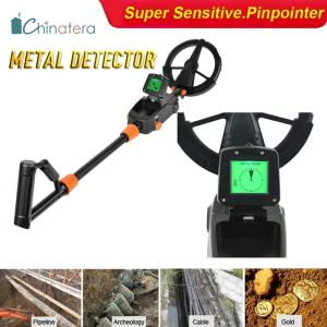 Chinatera Underground Metal Detector with LCD Digital Display MD1008A Gold Detectors High Sensitivity Depth Metal Treasure Detector Jewelry Finders Professional Detection