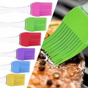 2 Pcs Kuas Slicone Kuas Panggang Minyak BBQ Brush Pastry Brush