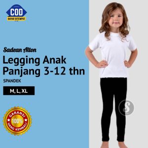 Celana Legging Anak / Legging Panjang Anak Usia 3 - 12 tahun