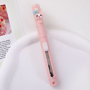 2 in 1 Scissor Paper Cutter Paper Student Folding Scissor Pen Shape Cutter