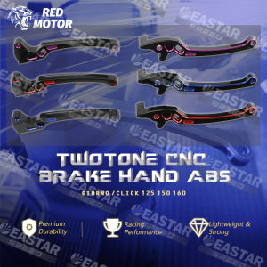 Two-Tone CNC Brake Hand ABS/CBS GIORNO/CLICK 125 150 160 STD Motor Part