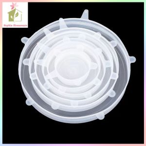 Penutup Makanan Silikon Elastis / Food Cover 6 In 1