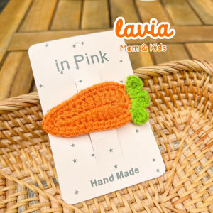 Kẹp tóc handmade Lavia cho bé siêu dễ thương xinh xắn phong cách Hàn Quốc