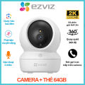 Camera WiFi 4MP Quay Quét EZVIZ H6C Pro 2K+ Có Màu Ban Đêm. 