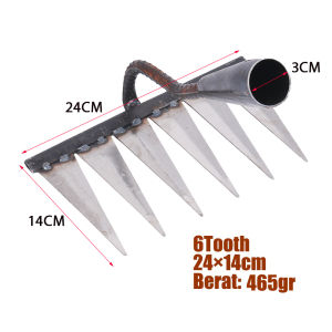 Weeding Garu Harrow Weeding Hoe Rake Penghapusan Puller Hoe Weeding Remover Multifungsi Alat Berkebun Sayuran Taman