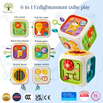 SG Seller - Certified | 4 in 1 Baby Walker Educational Early Learning Baby Toddler Toys Montessori Early Years Musical