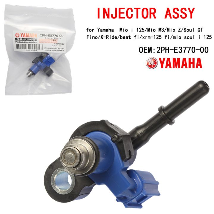 HYS 1pc Injector Assy 2PH-E3770-00 for Yamaha Mio 125 Mio M3 Mio Z Soul GT Part Mio J 4 Holes/X-Ride/Fino F1/Soul GT 4 Holes