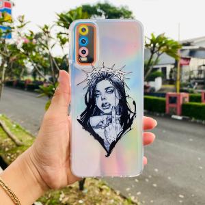 Case Hologram Fashion AEST REDMI NOTE 13 4G A1 A2 NOTE 13 5G NOTE 13 PRO 5G Casing Hologram Aurora Aero Case