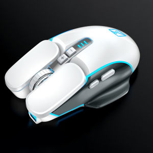 Xiaomi 2023 Wireless Mouse Gaming Gamer RGB USB Smart Stay Rechargeable Four DPI 2.4G Mute Silent Mice with 600mah for Laptop PC