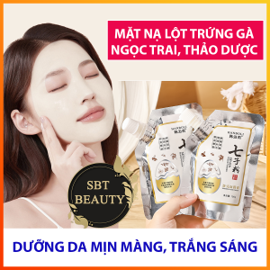 Mặt Nạ Lột Trứng Gà HANBOLI Chiết Xuất Từ Trứng Gà Kết Hợp Thảo Dược Bịch 100g – Làm Sạch Da Sáng Mịn Se Khít Lỗ Chân Lông Dưỡng Ẩm