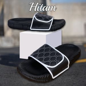 Sandal Selop Pria Motif Empuk EVA Casual Terbaru Sendal Cowok Keren Karet Jelly Premium Murah Indoor Outdoor