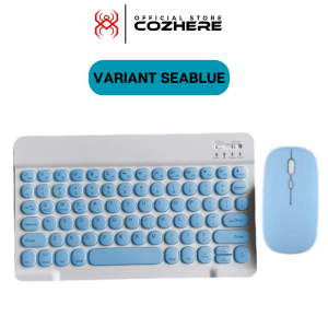 Keyboard Mouse Wireless Bluetooth Set Universal Untuk Ipad Android Pc Tab