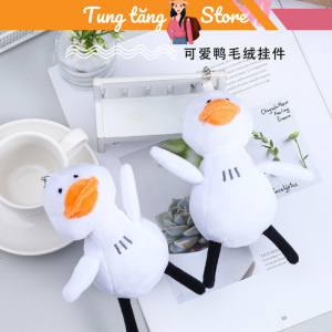 Móc khóa thú bông móc khóa vịt Copula ngộ nghĩnh dễ thương dùng treo balo túi xách treo móc khóa PKTTS07