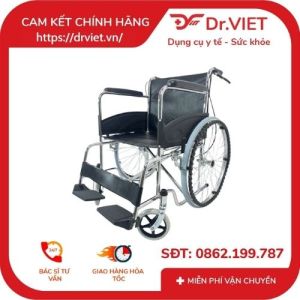 Xe lăn tay thép mạ Chrome GBM061C