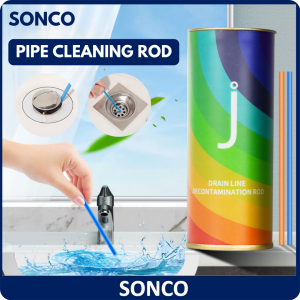 Pipe Cleaning Rod Sani Stick Kitchen Toilet Drain Cleaner Cleaning Rod Drainage sinki tersumbat Sani Sticks 疏通管道清洁棒