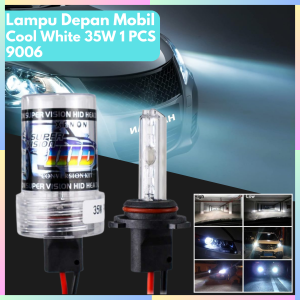 FAST DELIVERY FORAUTO Lampu Depan Mobil LED Super Terang Headlamp HID Xenon Cool White 35W 1 PCS