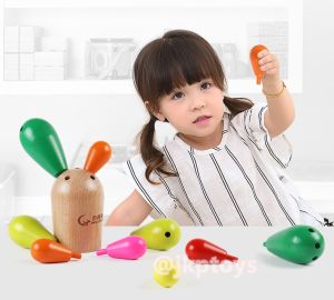 Todds & Kids Toys ของเล่นไม้เสริมพัฒนาการ เกมต่อกระบองเพชร Balancing Cactus Balancing Cactus ของเล่นไม้กระบองเพชร - มินิ ของเล่นเด็ก 3 ขวบ