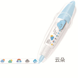 DUKEEN Cartoon Floral Tape Pen Funny Kids Stationery Notebook Diary Paper Decoration Tapes Label Sticker for Children DIY Toy