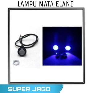 Lampu Motor Mata Elang Kedip Merah Biru
