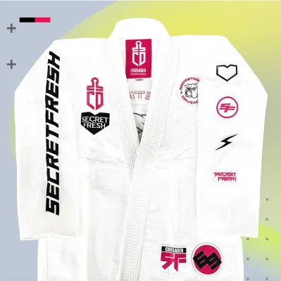 CRUSADER X SECRET FRESH BJJ GI (WHITE)