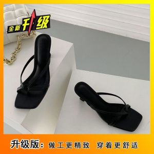 [Free Shipping] High-Heeled Sandals Niche Style 2026 Summer New Collection Open-Toe Fashionable Thin-Heeled Sandals For Outdoor Wear