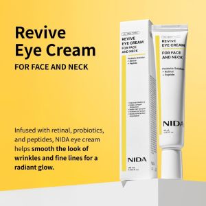 NIDA Revive Eye Cream For Face And Neck Retinal Peptide For Wrinkles and Fine Lines Moisture 40ML