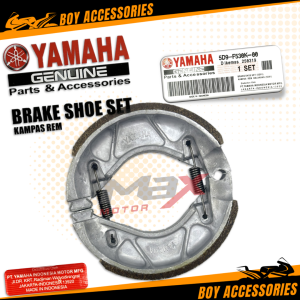 YAMAHA ORIGINAL BRAKE SHOE LINING SKIN PACK LAGENDA 115 FI LC135 NVX155 LAGENDA 115 FI EGO EGO S NOUVO LC SOLARIS