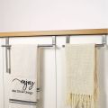 Towel Rack Over Door Towel Bar Hanging Holder Stainless Steel Bathroom Kitchen Cabinet Towel Rag Rack. 