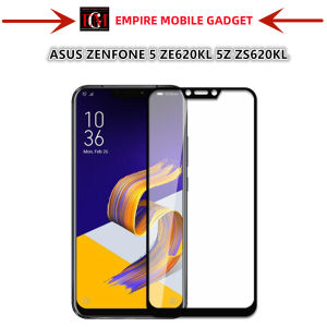 ASUS ZENFONE 5 ZE620KL 5Z ZS620KL Full Covered Tempered Glass Screen Protector - BLACK