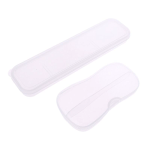 Portable Transparent Plastic Tableware for Case Spoon Fork Storage Box Cutlery O