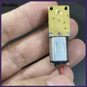 [Heartsbat] Mini Gear Motor Micro Worm Gear Reducer Brush DC Motors Electronic Devices 1218GE-N20 DC 12V (to 6V 3V)
