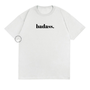 DINO CLOTHING - KAOS BADASS/ ATASAN WANITA / KAOS ATASAN WANITA LENGAN PENDEK / KAOS ATASAN WANITA DEWAS