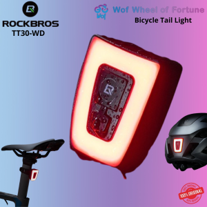 ROCKBROS TT30-WD Lampu Belakang Helm Sepeda Anti Air Bicycle MTB Road Bike Helmet Waterproof Rear Light Lamp Taillight TT 30-WD