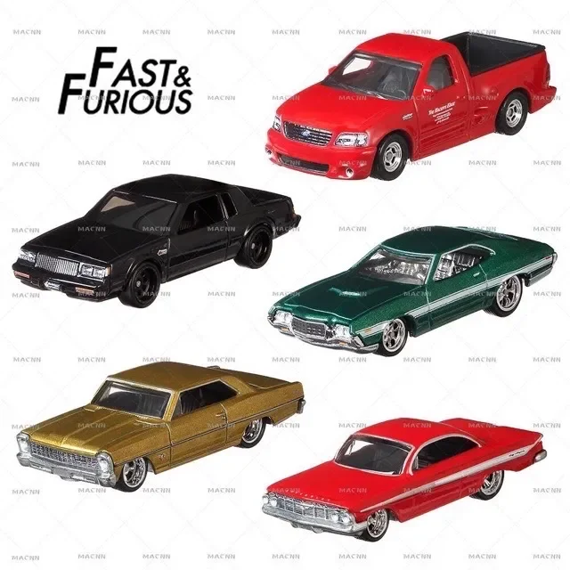 ORIGINAL} HOT WHEELS FAST & FURIOUS MOTOR CITY MUSCLE SET OF 5