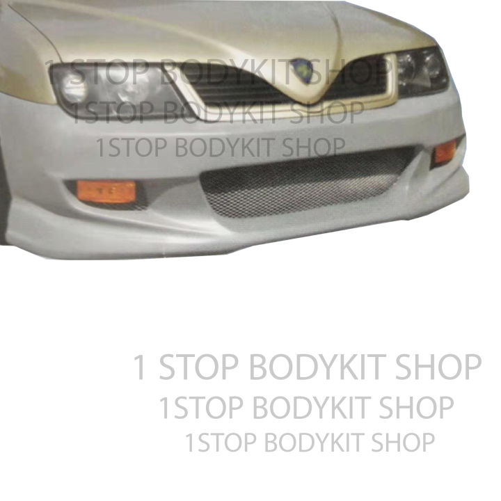 PROTON WAJA FRONT BUMPER WITH LAMP (C WEST)FIBER(FIBERGLASS)SKIRT LIP  BODYKIT Fiber Glass Body Kit Proton Waja Car Accessories - Lazada | Lazada