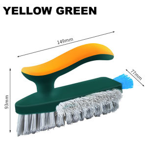 V Shape Hard Bristle Cleaning Brush Scraper Corner Gap Handle Scrubbing Bathroom Toilet Tile Floor BERUS CELAH TANDAS缝隙刷