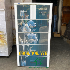 TỦ NHỰA DUY TÂN 5 TẦNG 6 NGĂN HOA XANH CAO CẤP HCM