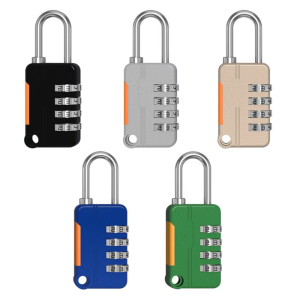 Zinc Alloy Security Padlock Mini Shackle Lock Set Your Own Combination Lock Locker Anti-theft Locks Rustproof Padlock