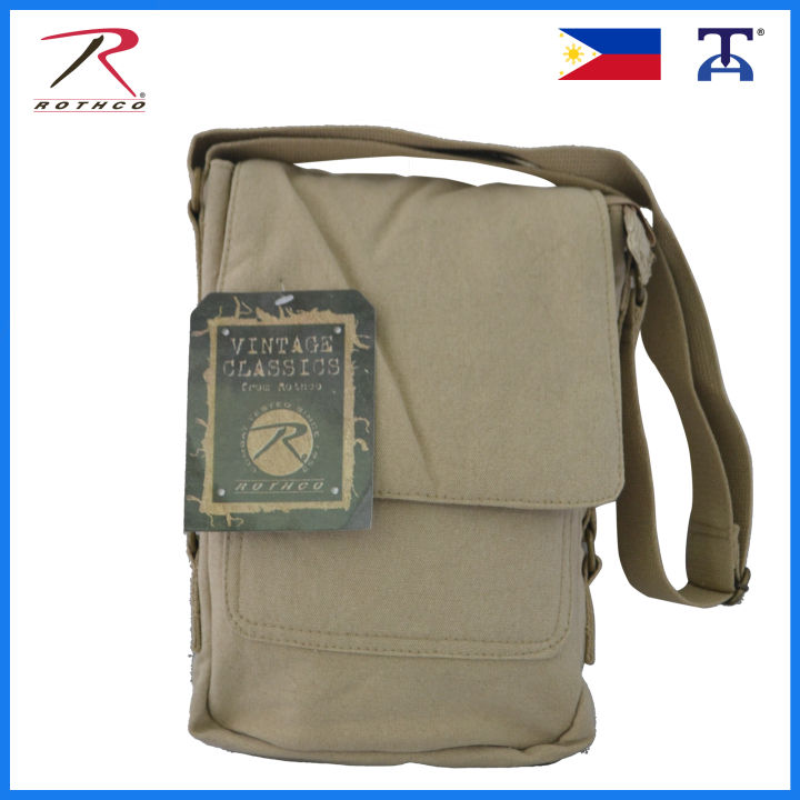 Rothco Vintage Canvas Military Tech Bag Lazada PH