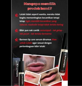 lipbalm for men Lips Serum untuk cerahkan bibir lelaki masalah bibir gelap