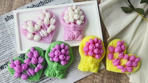 Versatile Sturdy Silicone Holder Mould Elegant Designs Home Accessory for Craft Enthusiasts and Artistics