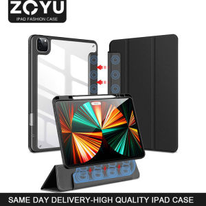 ZOYU iPad case Removable transparent Case Build-In for iPad Pro 11 inch pro 12.9 iPad Air 4  air 5 iPad mini 6 iPad 7th 8th 9th gen Pro 11 2018 case Magnetic Separation Case Smart Case Shockproof Tablet Cover Protective