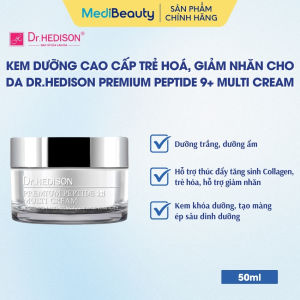 Kem dưỡng cao cấp trẻ hoá hỗ trợ giảm nhăn cho da Dr.Hedison Premium Peptide 9+ Multi Cream