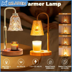 Candle Warmer Lamp Dimmable Timer 2h 4h 8h Fragrance Wax Melt Ambient Home Decor Bedside